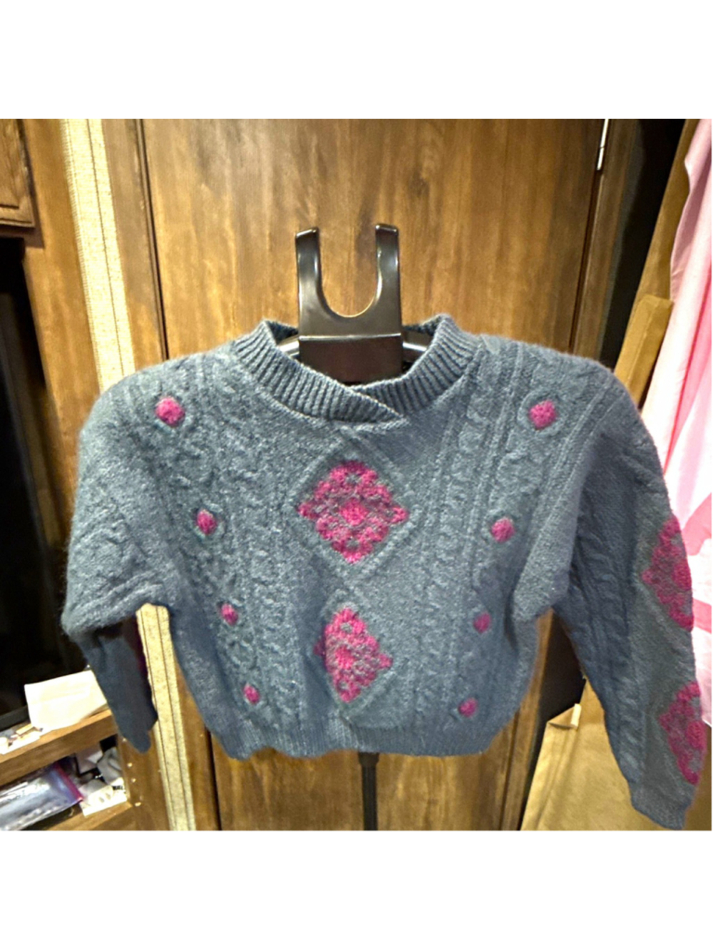 Lauren Ashley vintage 1980s 100% Wool Sweater S/M